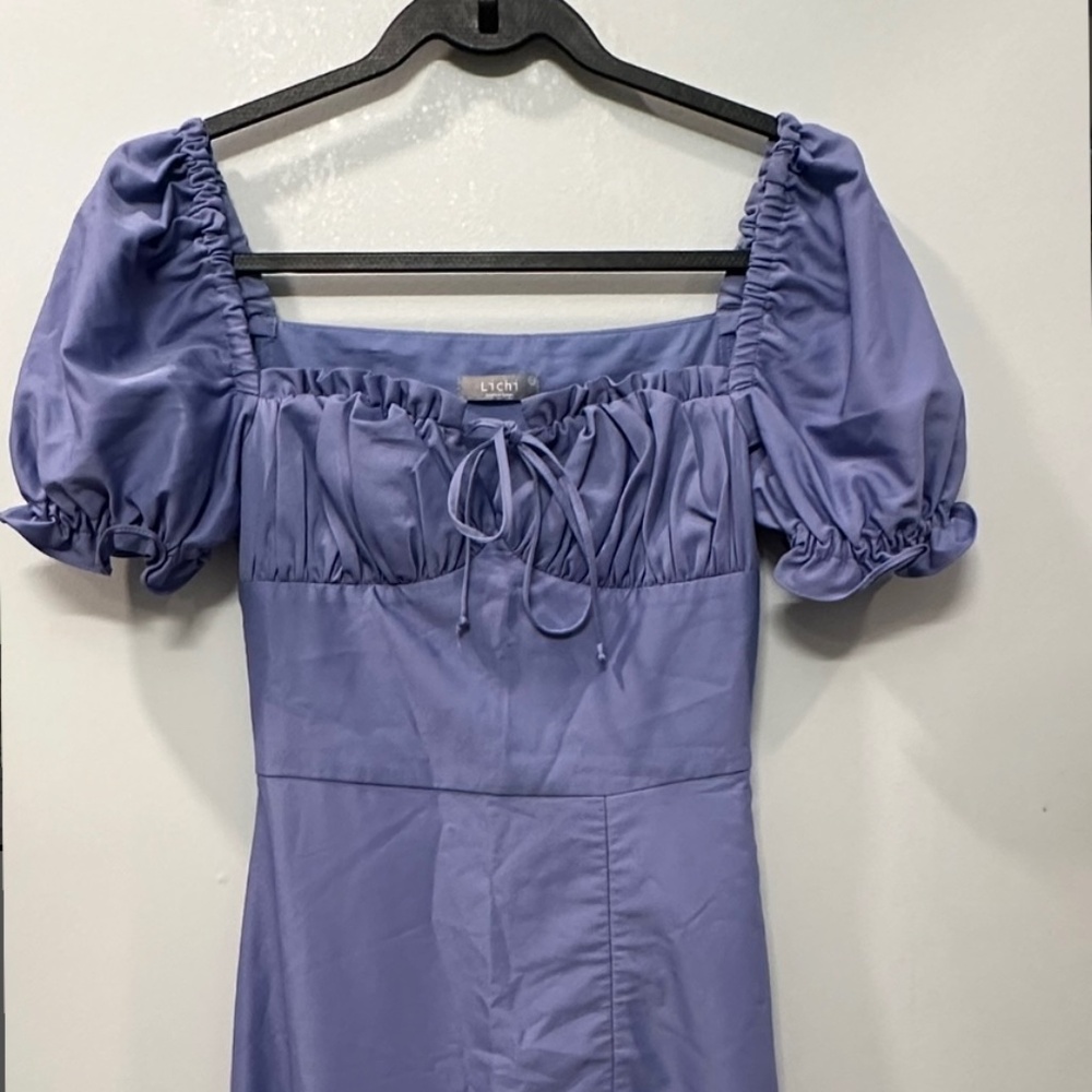 Lichi lavender XS midi dress